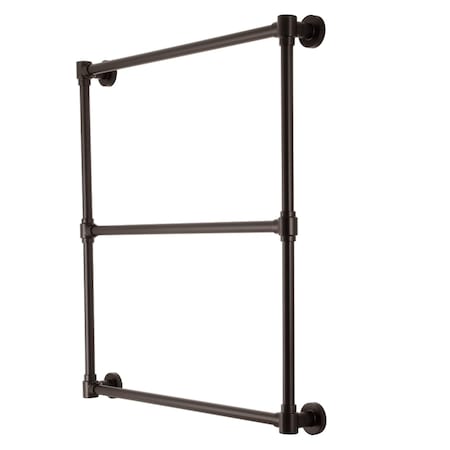Kingston Brass 30" x 32" Wall Mount Towel Rack, Oil Rubbed Bronze DTM323035